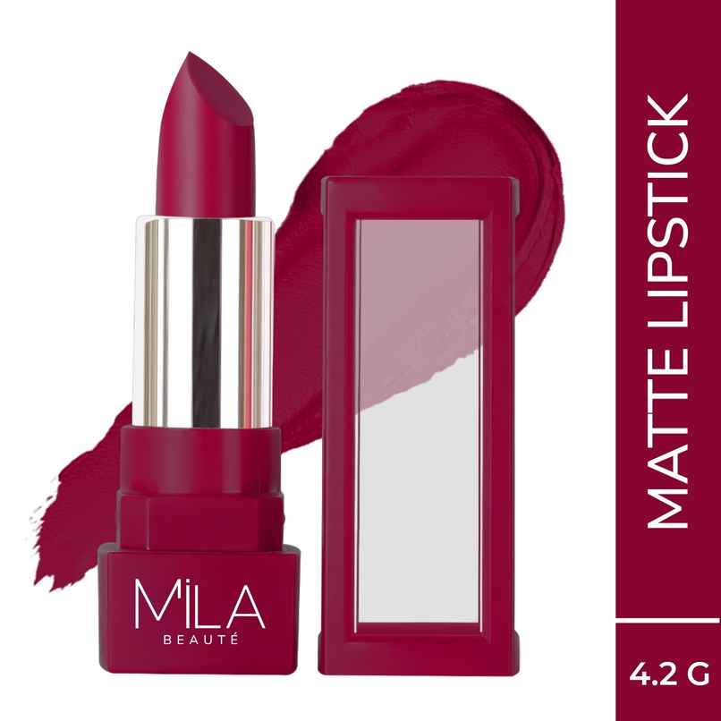 Mila Beaute Matte Lipstick Lightweight Highly Pigmented | Love Struck
