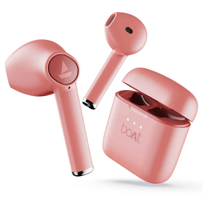 boAt Airdopes 138 TWS Earbuds with 60 Hrs Playtime, ASAP Charge, 13mm Drivers & BTv5.1 - Cherry Blossom boAt Airdopes 138 TWS Earbuds with 60 Hrs Playtime, ASAP Charge, 13mm Drivers & BTv5.1 - Cherry Blossom