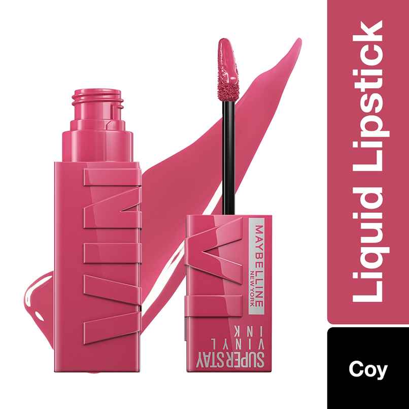 Maybelline Superstay Vinyl Ink Liquid Lipstick | Coy | 16 HRs | Enriched With Vitamin E & Aloe Maybelline Superstay Vinyl Ink Liquid Lipstick | Coy | 16 HRs | Enriched With Vitamin E & Aloe