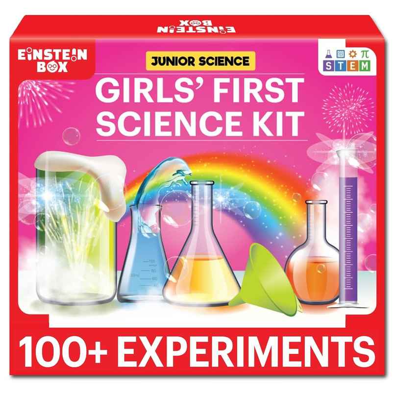 Einstein Box Girls First Science Kit for 4-8 Year Old Girls | STEM Toys & Educational Kits Einstein Box Girls First Science Kit for 4-8 Year Old Girls | STEM Toys & Educational Kits