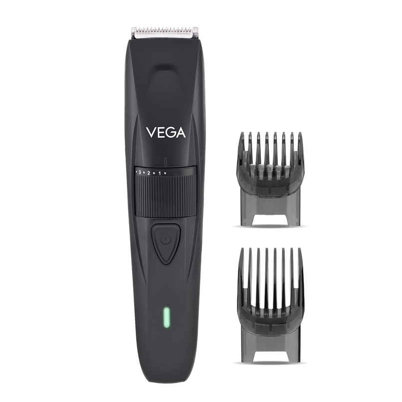 Vega Power Lite Beard Trimmer for Men with 90 mins Runtime, 2 Comb Attachment, USB Type C (VHTH-38) Vega Power Lite Beard Trimmer for Men with 90 mins Runtime, 2 Comb Attachment, USB Type C (VHTH-38)