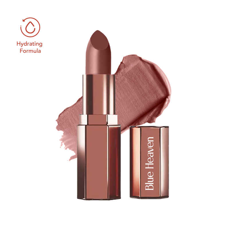 Blue Heaven Roseate Soft Matte Lipstick | Long Lasting & Hydrating | Mocha Mousse