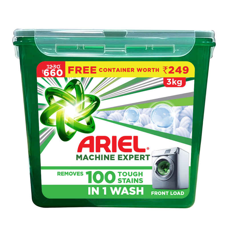 Ariel Machine Expert Detergent Powder Front Load Cannister Free | For Washing Machine Ariel Machine Expert Detergent Powder Front Load Cannister Free | For Washing Machine