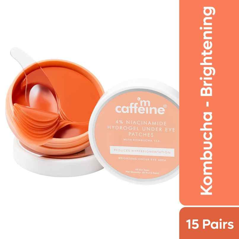 mCaffeine Kombucha Under Eye Patches Niacinamide 4% 15 Pair