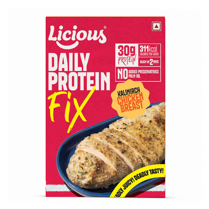 Licious Cooked Chicken Breast - Kalimirch Licious Cooked Chicken Breast - Kalimirch