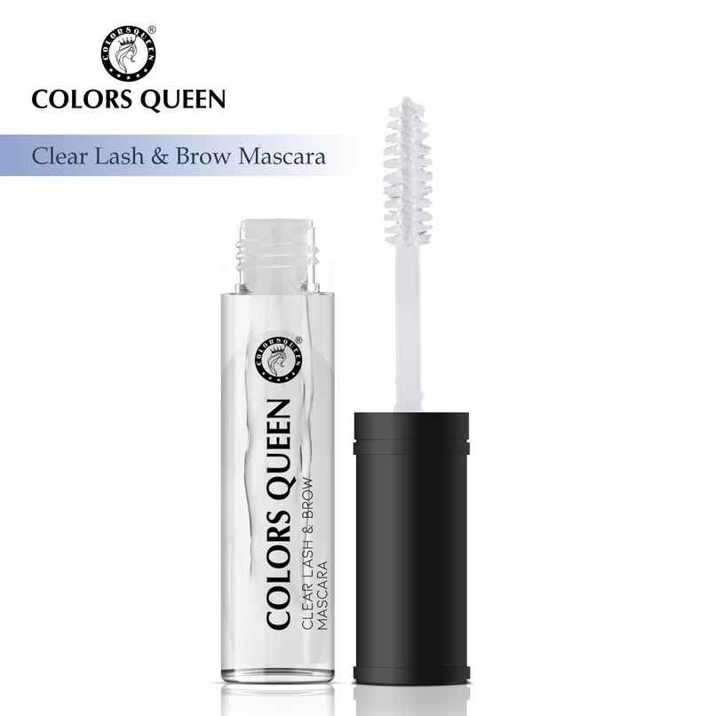 Colors Queen Clear Lash & Brow Mascara | Transparent Mascara Waterproof for Women Enriched