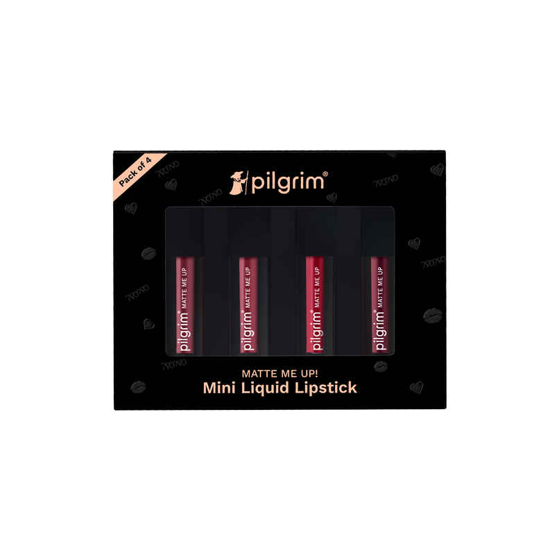 Pilgrim The Pink Sin Mini Liquid Lipstick 4 in 1