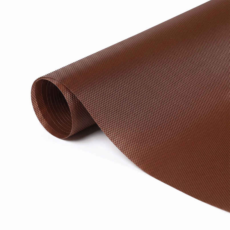 Senego Anti Slip Mat | 3 m | Shelf Liner Mat for Kitchen/Cupboard/Drawers | 45 cm x 3 m | Brown | EVA, BPA Free