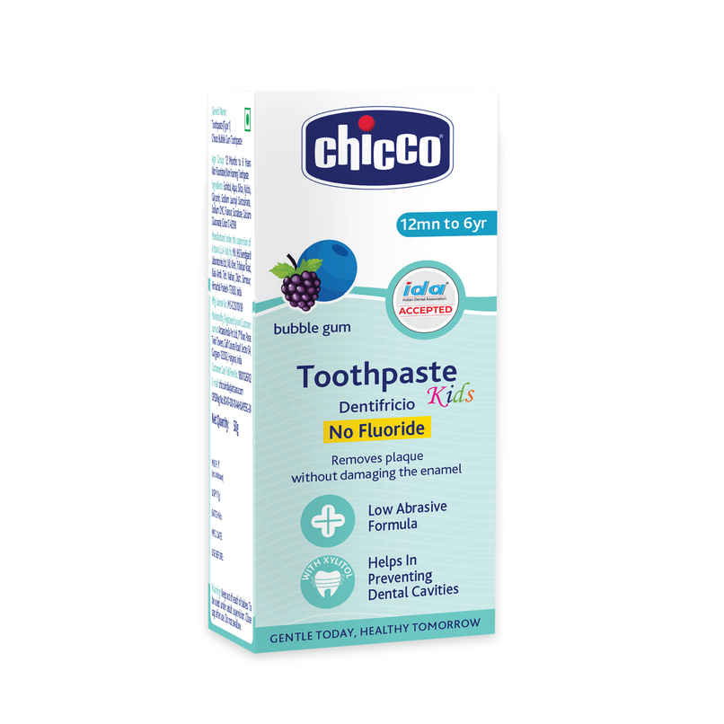 Chicco Toothpaste | Bubblegum | 1-6Y | No Fluoride