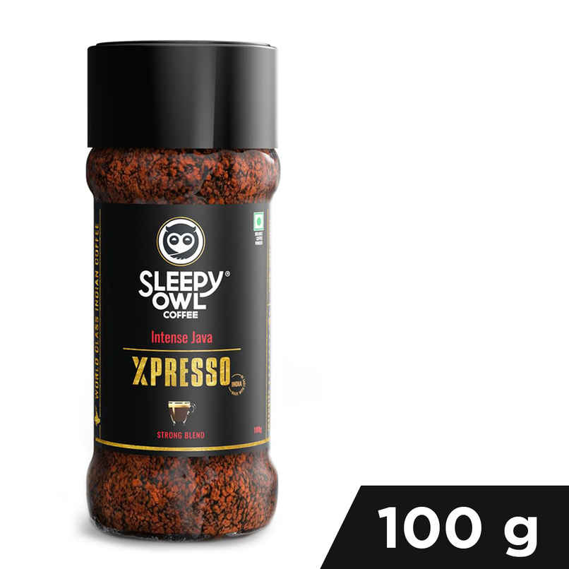 Sleepy Owl Espresso Intense Instant Coffee | Black Coffee Dark Roast
