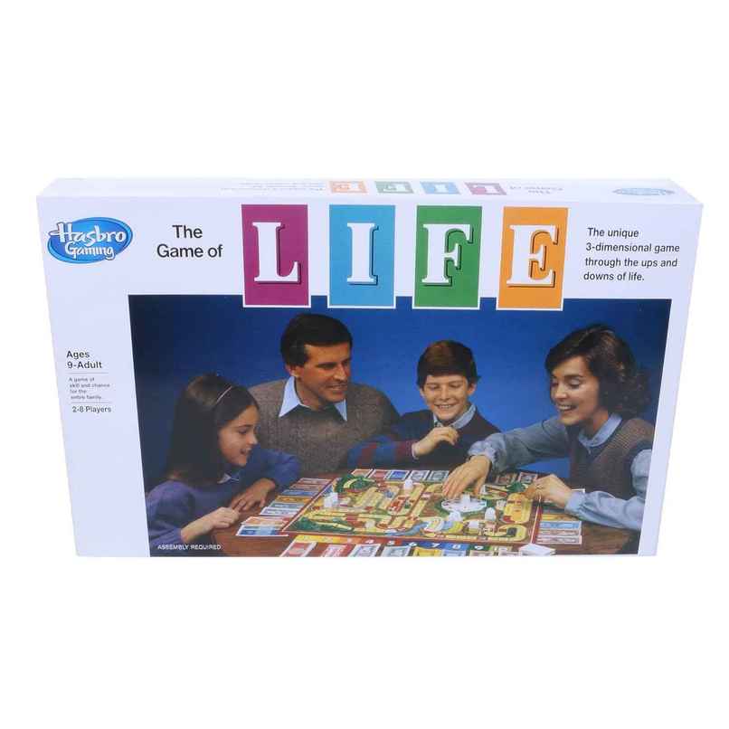 Hasbro Gaming Game Of Life Classic Version | 2-8 players | 9+ years Hasbro Gaming Game Of Life Classic Version | 2-8 players | 9+ years