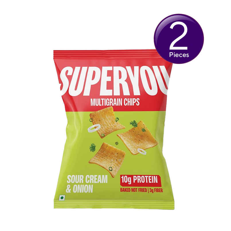 Superyou Multigrain Sour Cream & Onion Chips Combo