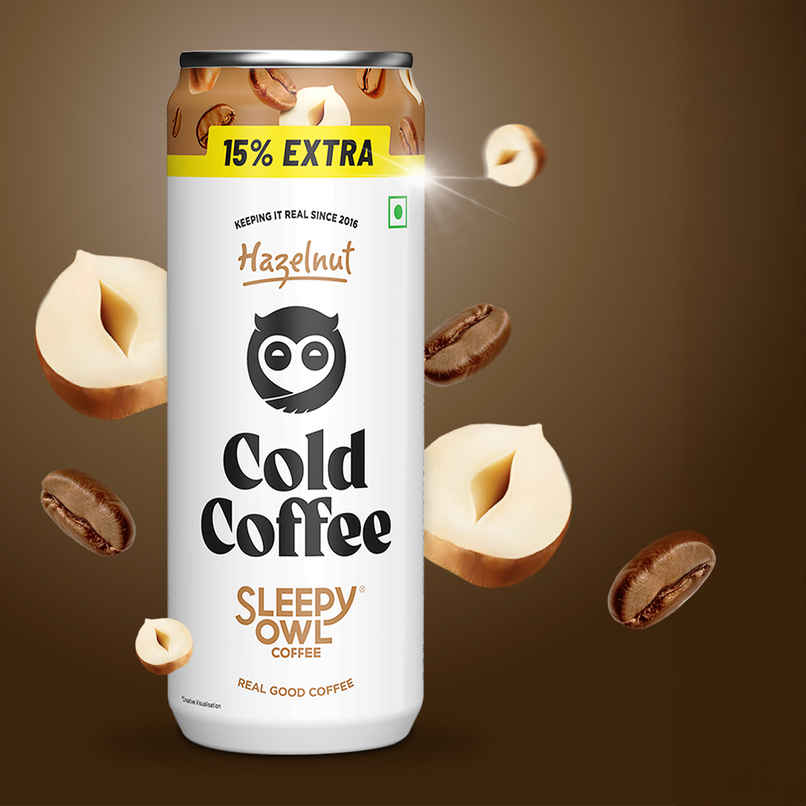 Sleepy Owl Hazelnut Cold Coffee