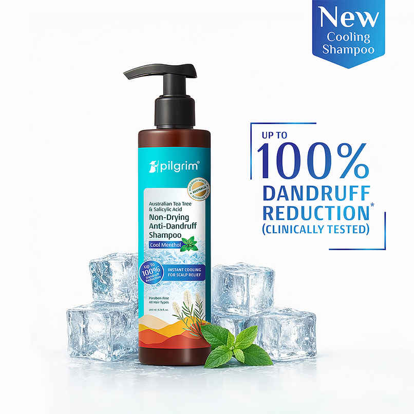 Pilgrim Australian Tea Tree & Salicylic Acid Anti-Dandruff Shampoo with Cool Menthol Pilgrim Australian Tea Tree & Salicylic Acid Anti-Dandruff Shampoo with Cool Menthol