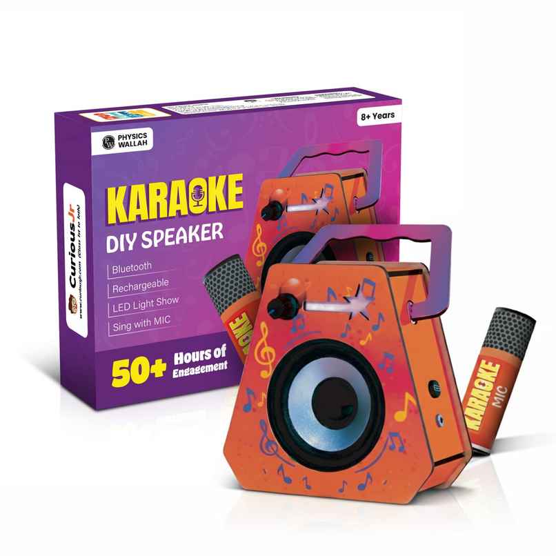 Physics Wallah DIY Karaoke Speaker Kit for Kids | STEM Educational Bluetooth Speaker with Mic Physics Wallah DIY Karaoke Speaker Kit for Kids | STEM Educational Bluetooth Speaker with Mic