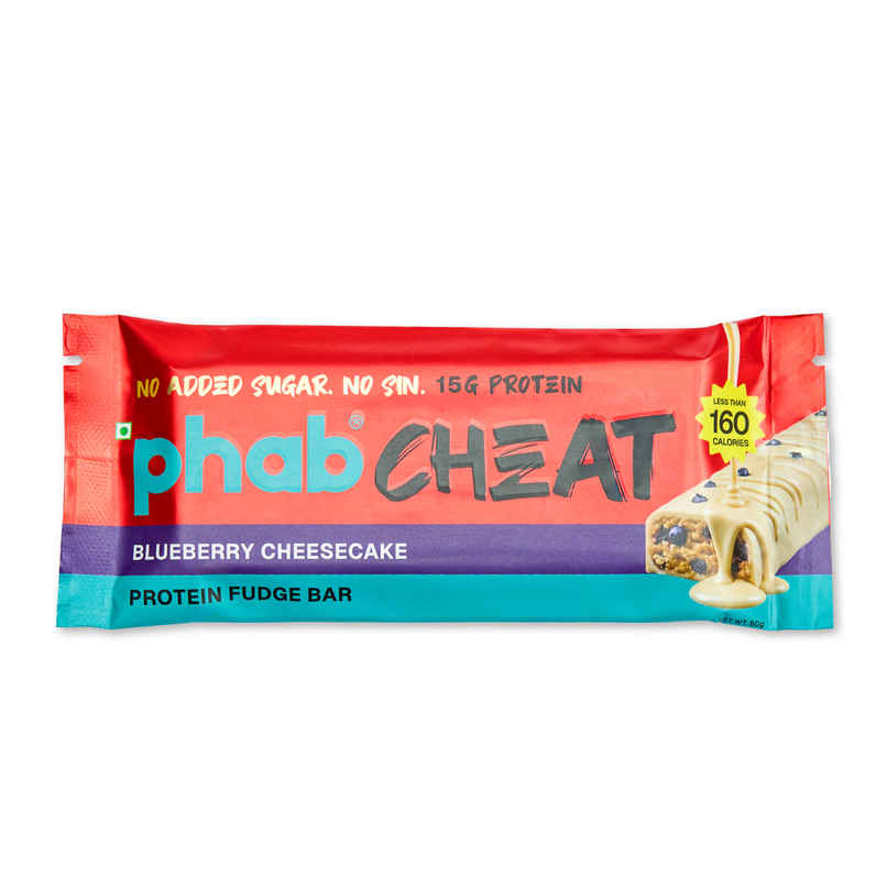 Phab Blueberry Cheesecake | Cheat Bars