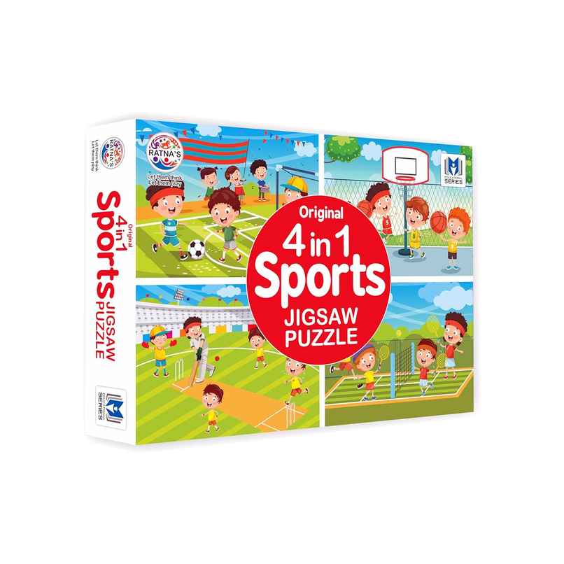 Ratna's 4In1 Sports Jigsaw Puzzle