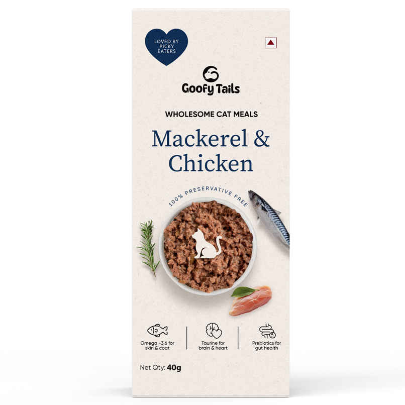 Goofy Tails Mackerel & Chicken Cat Meals