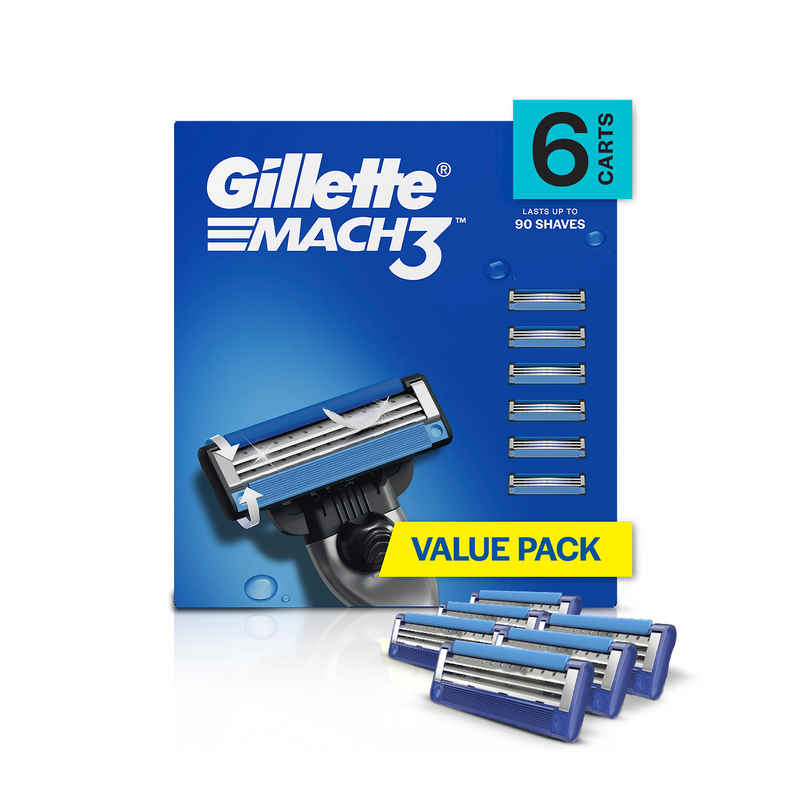 Gillette Mach3 Shaving Blades For Men (6 Cartridges) Gillette Mach3 Shaving Blades For Men (6 Cartridges)