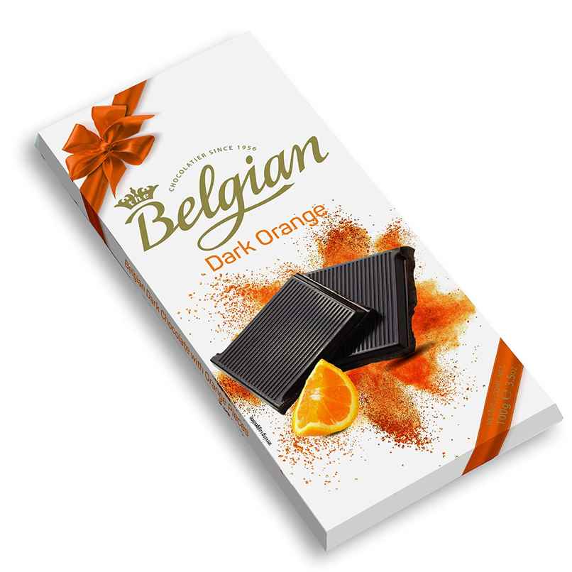 The Belgian Bar Dark Orange Chocolate