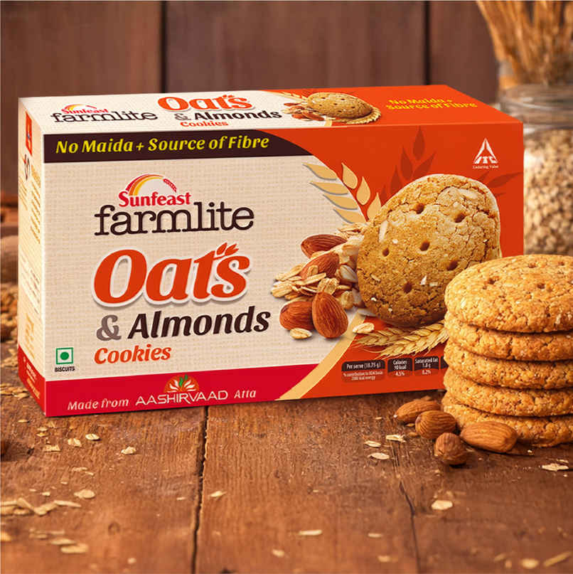 Sunfeast Farmlite Oats & Almonds Cookies