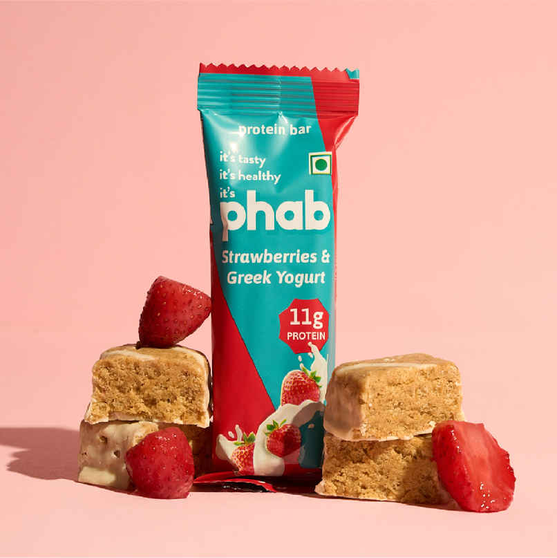 Phab 11g Protein Bar - Strawberry & Greek Yogurt Phab 11g Protein Bar - Strawberry & Greek Yogurt