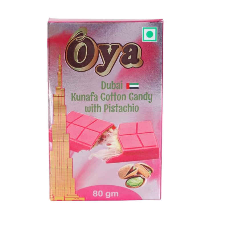 Oya Dubai Kunafa Cotton Candy with Pistachio Oya Dubai Kunafa Cotton Candy with Pistachio