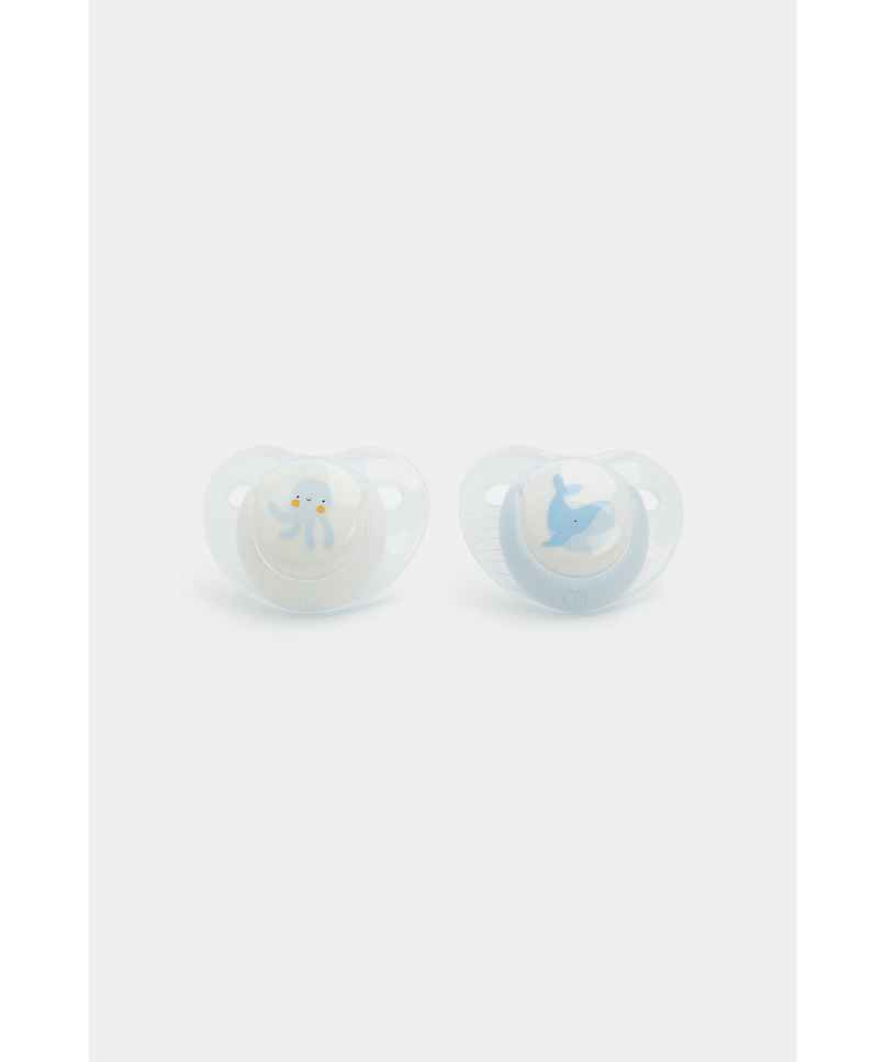 Mothercare Octopus &Amp;Amp; Whale Soothers Blue Pack Of 2 Mothercare Octopus &Amp;Amp; Whale Soothers Blue Pack Of 2