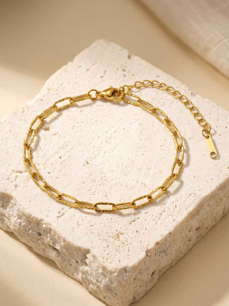 OnnMe By Giva Classic Flex Gold Plated Bracelet | Waterproof And Anti-Tarnish | OMBR0148 OnnMe By Giva Classic Flex Gold Plated Bracelet | Waterproof And Anti-Tarnish | OMBR0148