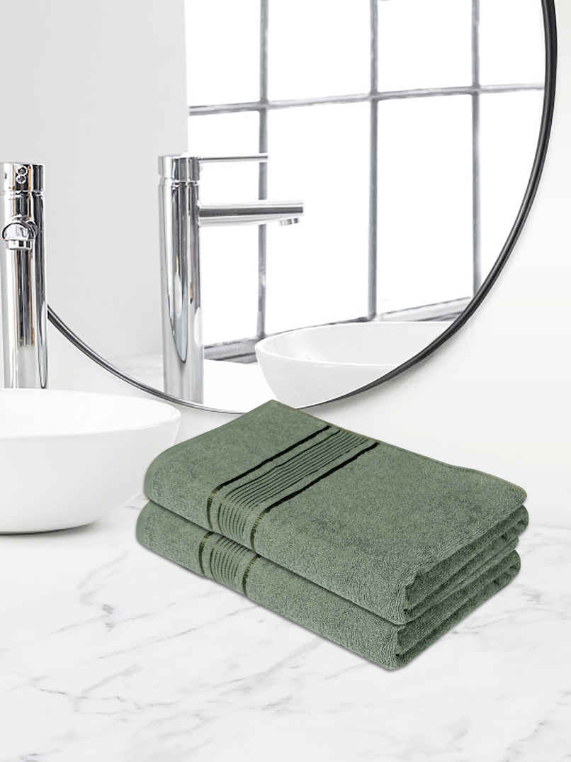 Dream Living Pure Cotton Hand Towel 400 Gsm | Olive - 40 x 60 cm