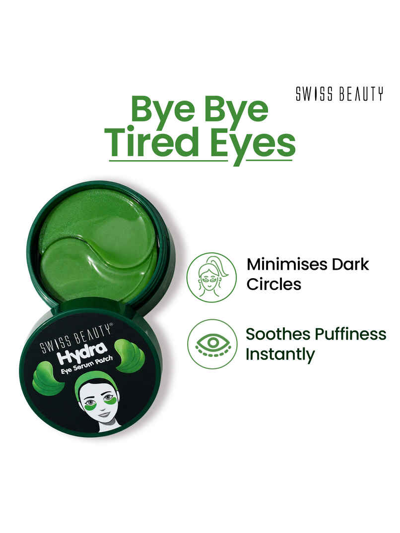 Swiss Beauty Hydra Eye Serum Patches With Aloe Vera Swiss Beauty Hydra Eye Serum Patches With Aloe Vera