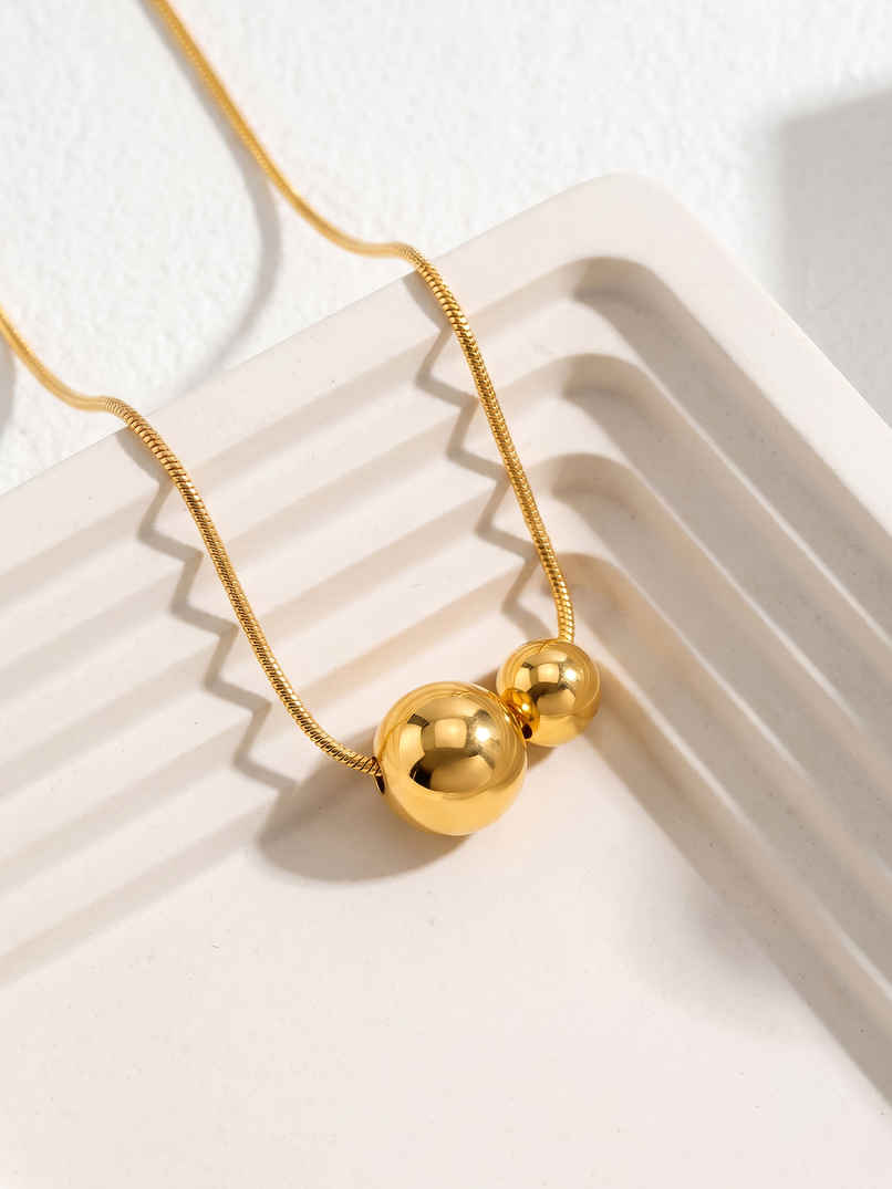 OnnMe By Giva Zero Regrets Gold Plated Necklace | Waterproof And Anti-Tarnish | OMNE0136 OnnMe By Giva Zero Regrets Gold Plated Necklace | Waterproof And Anti-Tarnish | OMNE0136
