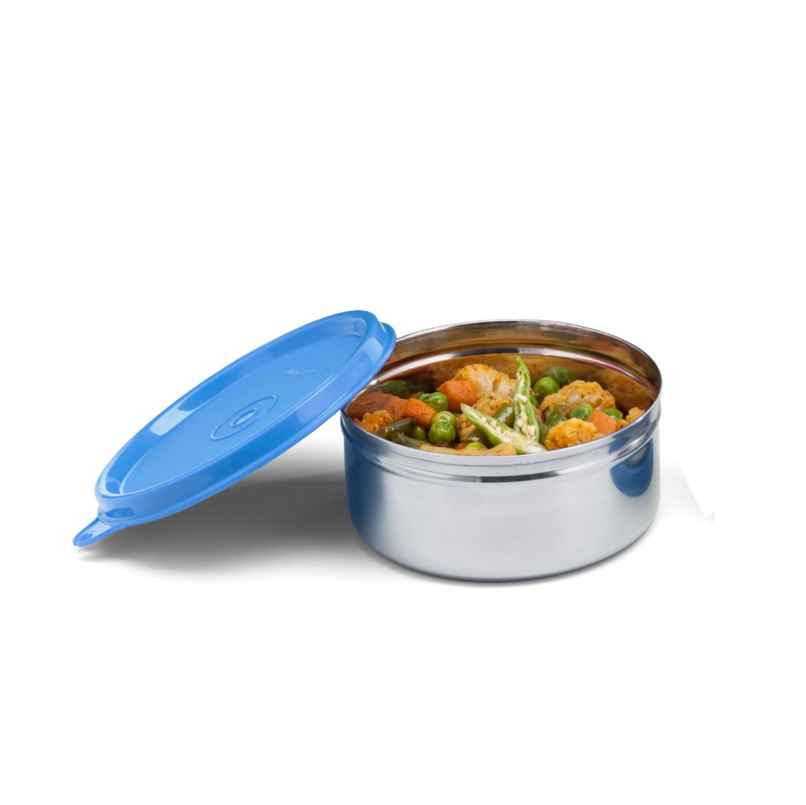 Signoraware Executive Stainless Steel Container | 350 ml | Blue Signoraware Executive Stainless Steel Container | 350 ml | Blue