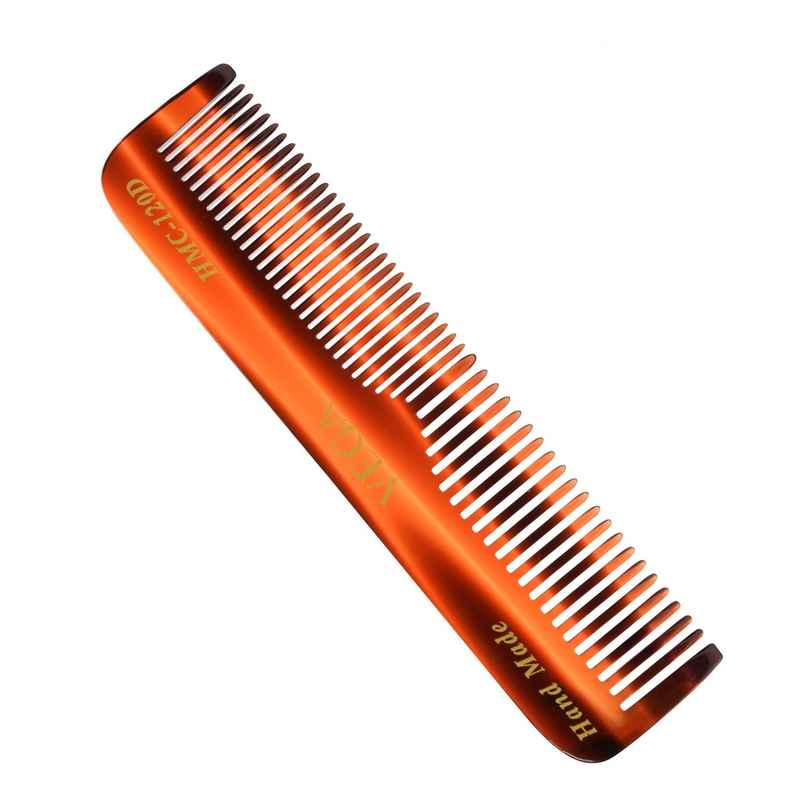 VEGA Handcrafted Pocket Hair Comb made with Cellulose Acetate for Men & Women | HMC-120D