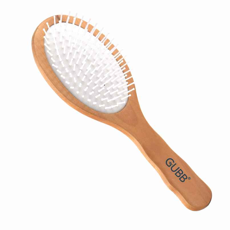 Gubb Oval Hair Brush Broad | Wooden Hues