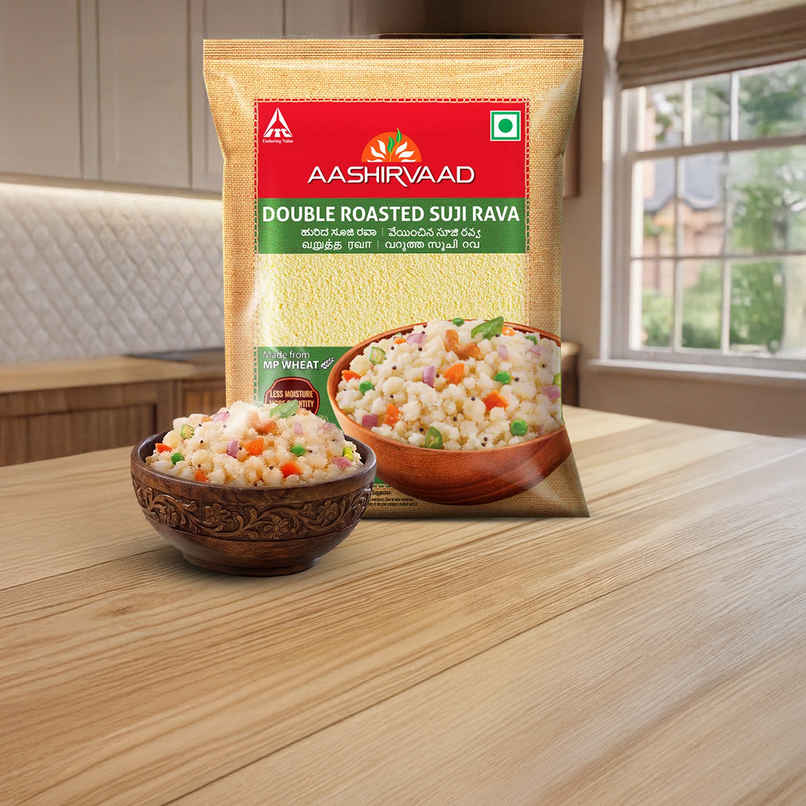 Aashirvaad Double Roasted Suji Rava Aashirvaad Double Roasted Suji Rava