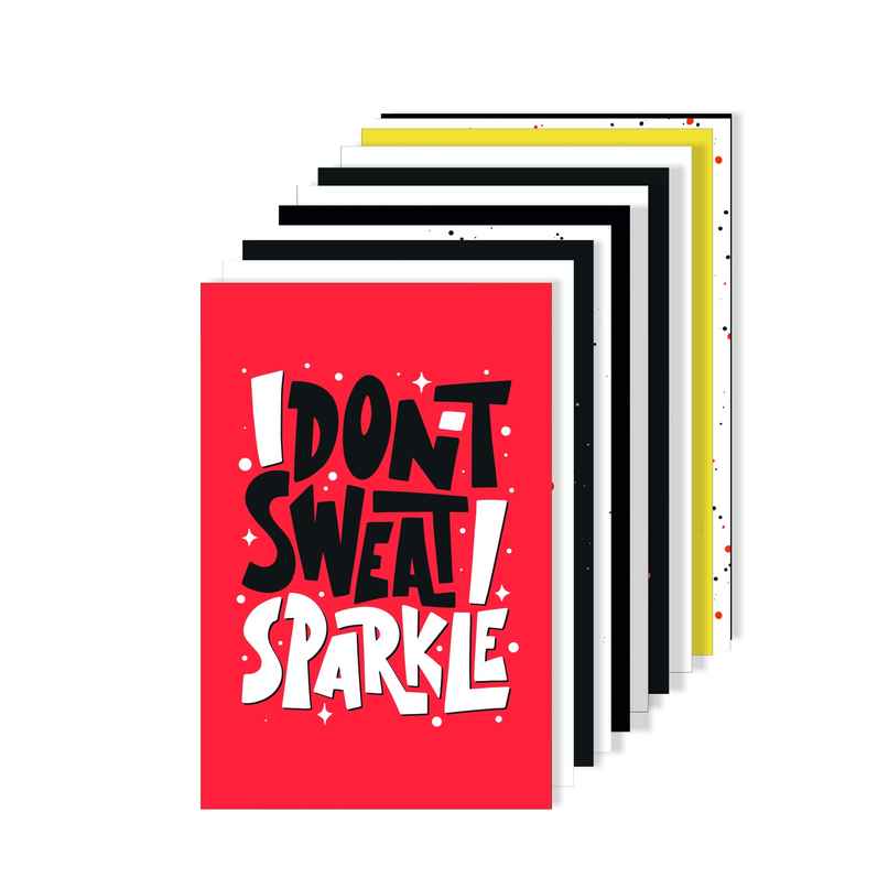 Paper Plane Design Motivational Gym/Fitness Workout Posters | Set of 10 | (12 Inch x 18 Inch) D14