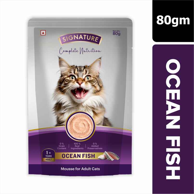 Signature Grain Zero Ocean Fish Mousse Adult Cat Wet Food Signature Grain Zero Ocean Fish Mousse Adult Cat Wet Food