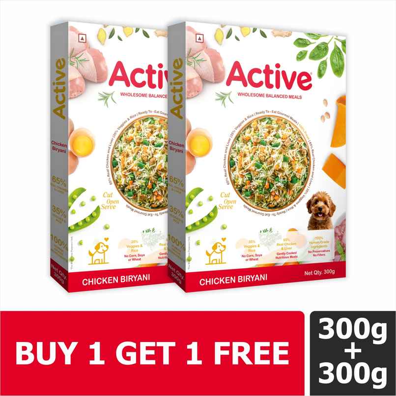 Active Real Chicken Biryani Dog Fresh Food