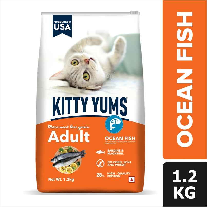 Kitty Yums Adult Cat Dry Food Ocean Fish Kitty Yums Adult Cat Dry Food Ocean Fish