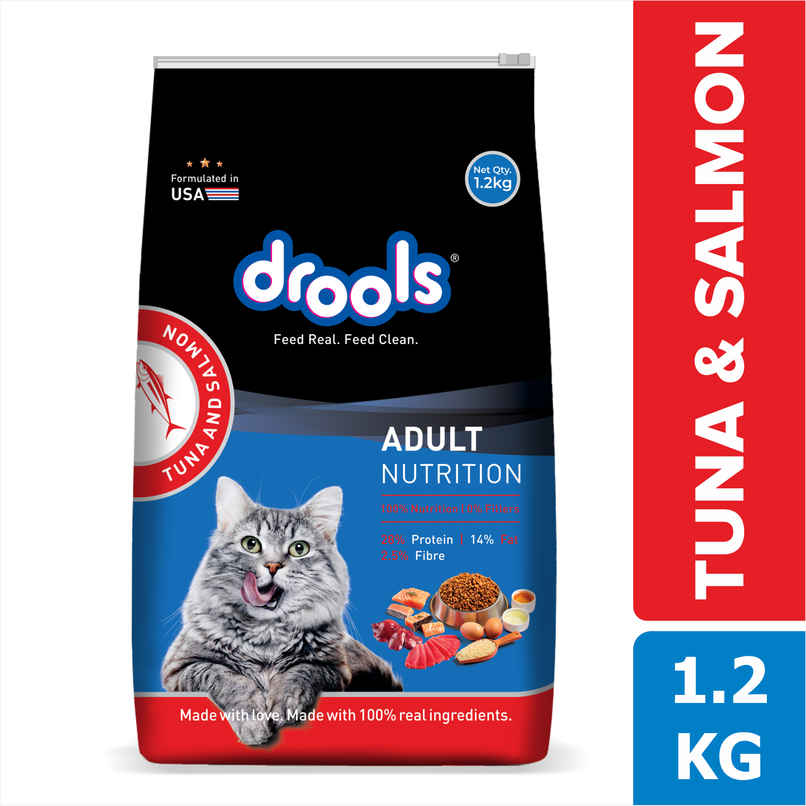 Drools Tuna & Salmon Adult Dry Cat Food Drools Tuna & Salmon Adult Dry Cat Food