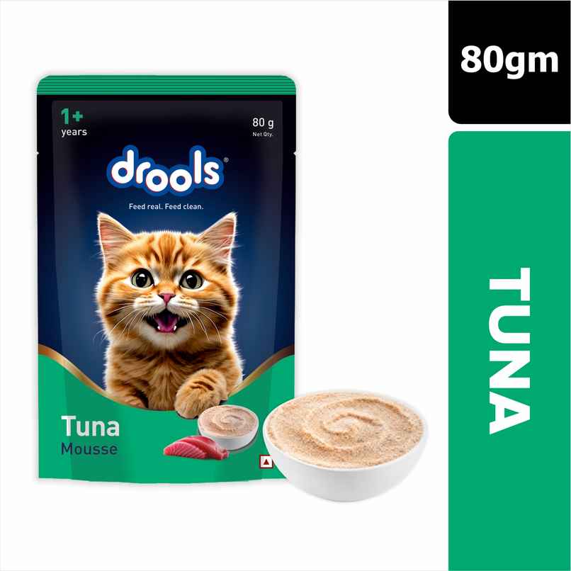 Drools Tuna Mousse Adult Cat Wet Food 80gm Drools Tuna Mousse Adult Cat Wet Food 80gm