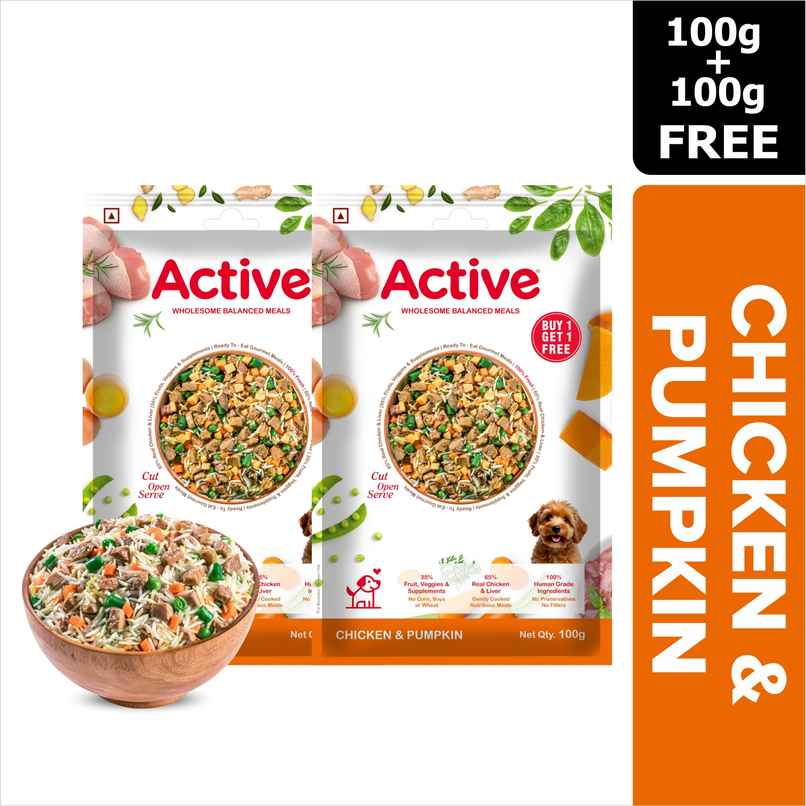 Active Chicken and Pumpkin Biryani Fresh Dog Food