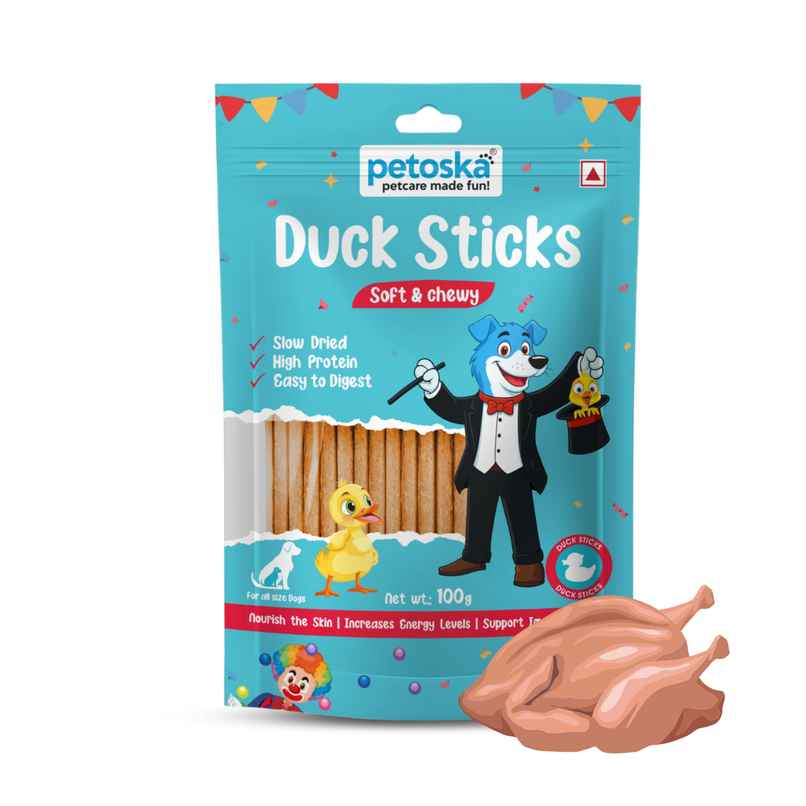 Petoska Dog Treats Duck Sticks