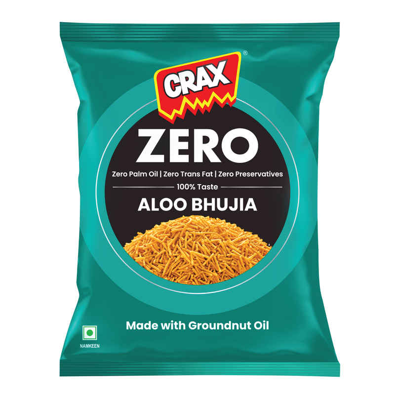 Crax Zero No Palm Oil Aloo Bhujia Namkeen Snacks