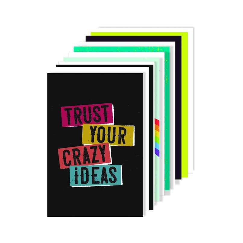 Paper Plane Design Motivational Wall Posters | Set of 10 | (12 Inch x 18 Inch) D84