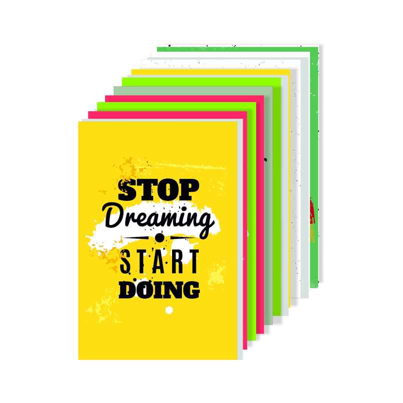 Paper Plane Design Motivational Wall Posters | Set of 10 | (12 Inch x 18 Inch) D95