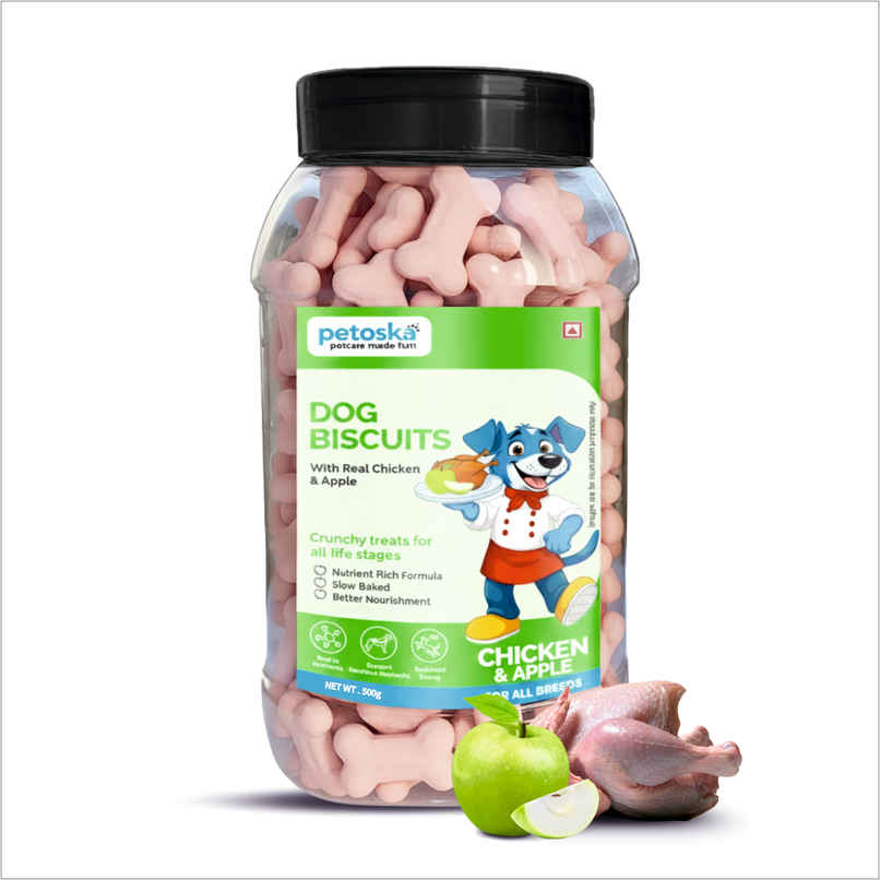 Petoska Dog Biscuits Chicken and Apple