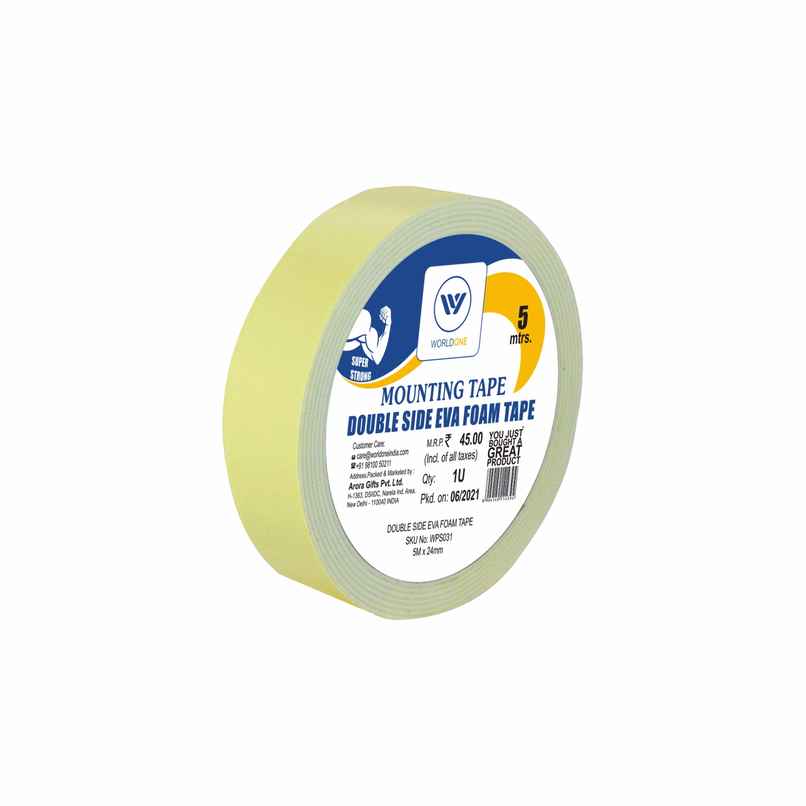 Worldone Double Side Tape | 24 mm x 5 m Worldone Double Side Tape | 24 mm x 5 m