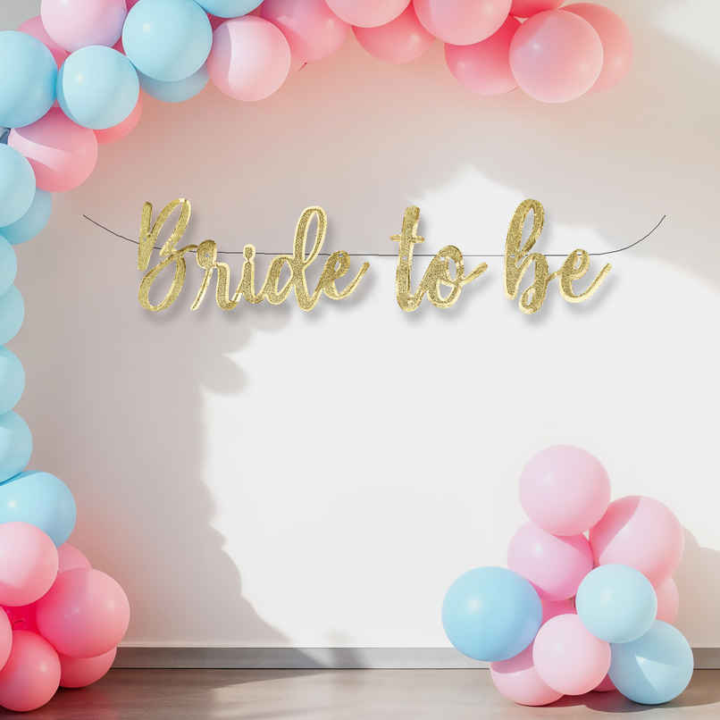 Bride To Be Glitter Banner | Propcon